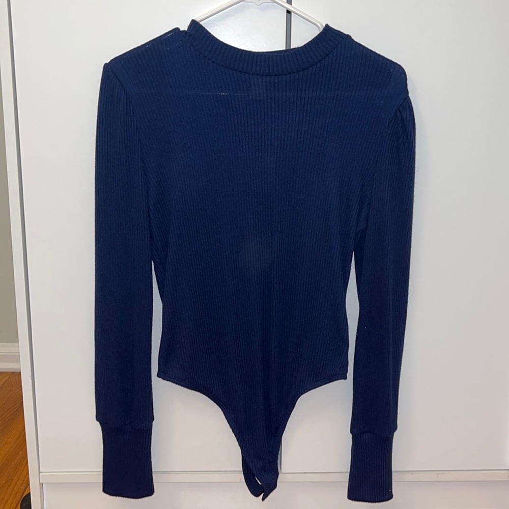 dark blue bodysuit from Charlotte Russe, size - medium